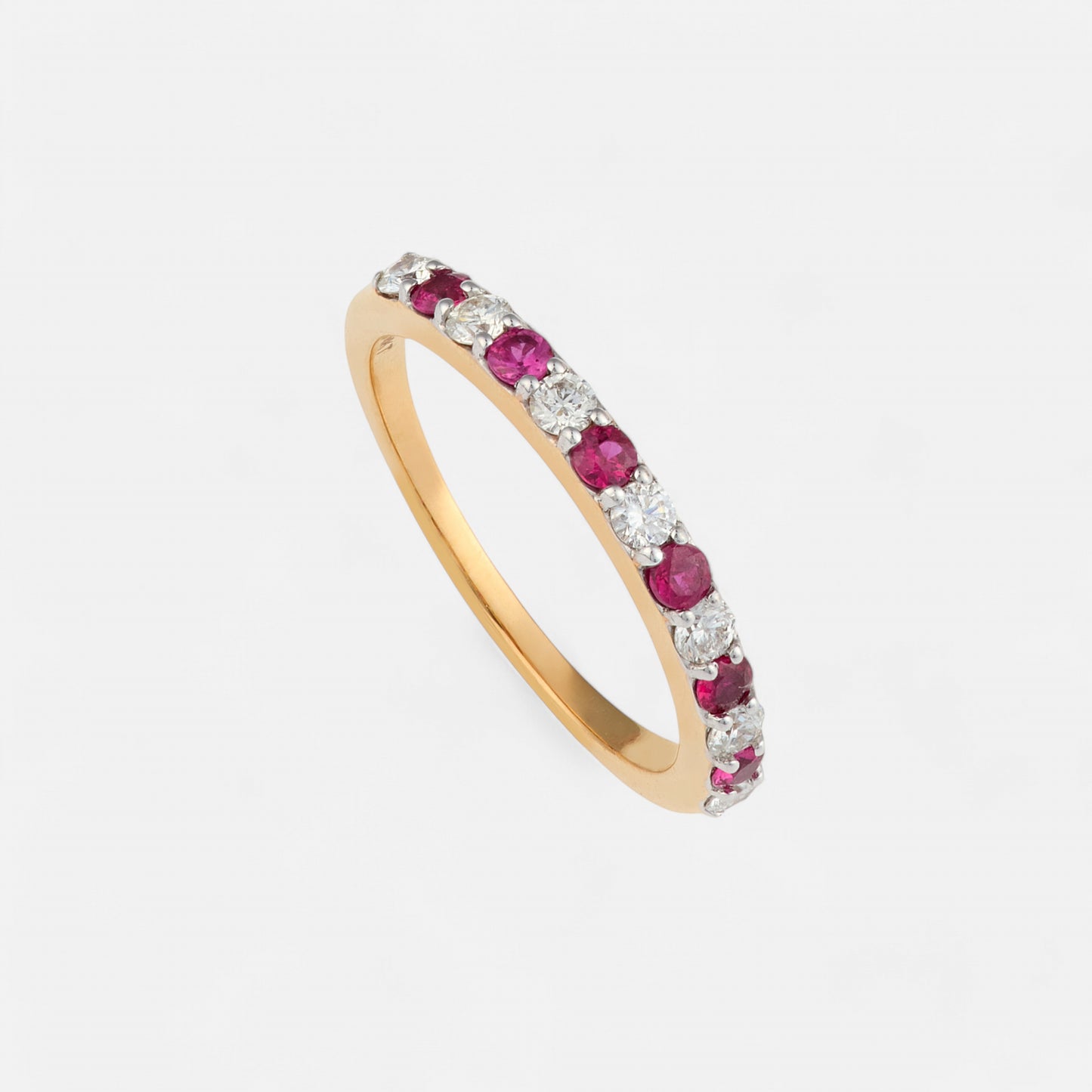 Ruby and Diamond Eternity Ring